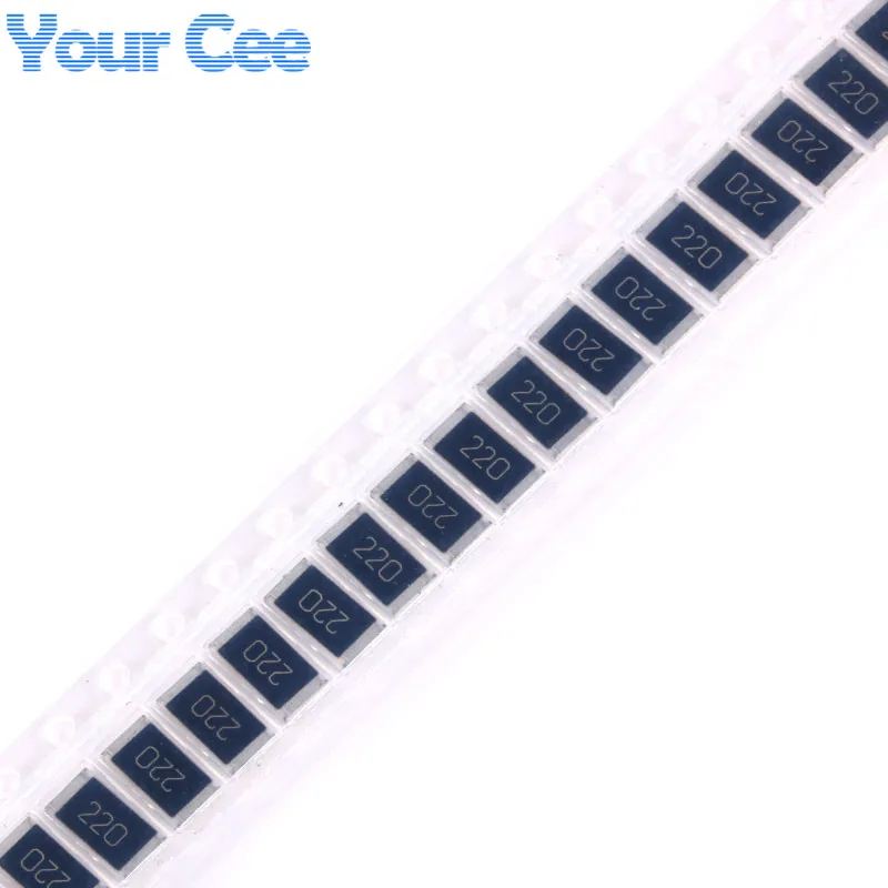100 uds/10 Uds 22ohm 2512 resistencia de Chip SMD 22 ohm 22R 220 1W 5% resistencia de componentes electrónicos pasivos - imagen 3