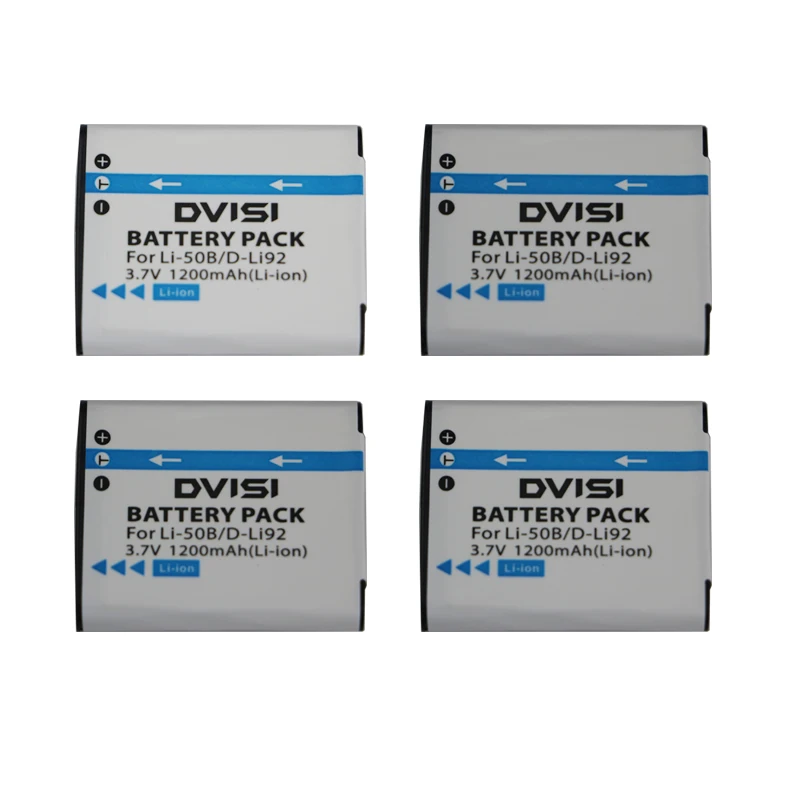 DVISI 3,7 V 1200mAh LI-50B LI 50B LI50B batería de cámara para Olympus LI-50B LI 50B LI50B para Pentax D-LI92 XZ-1 SP-800UZ SZ-30MR - imagen 5