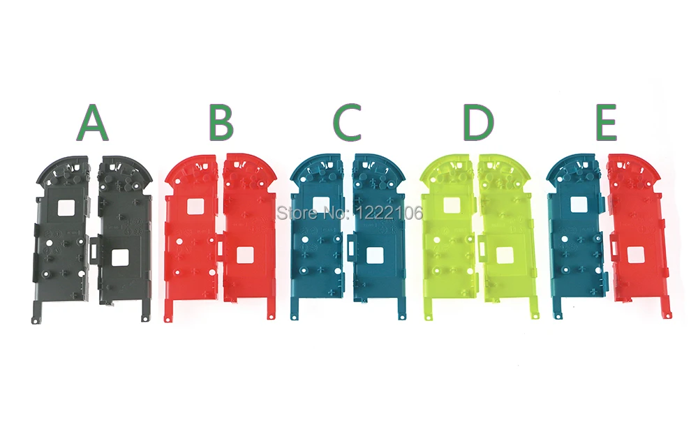 10 juegos de Marco medio derecho izquierdo para Switch Joy Con, soporte de batería para Switch NS, carcasa de soporte - imagen 2