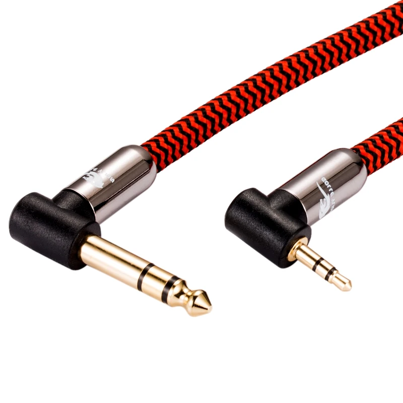 Cable Mini Jack 3.5mm a 6.35mm OFC Alta Fidelidad Pro Audio - imagen 4