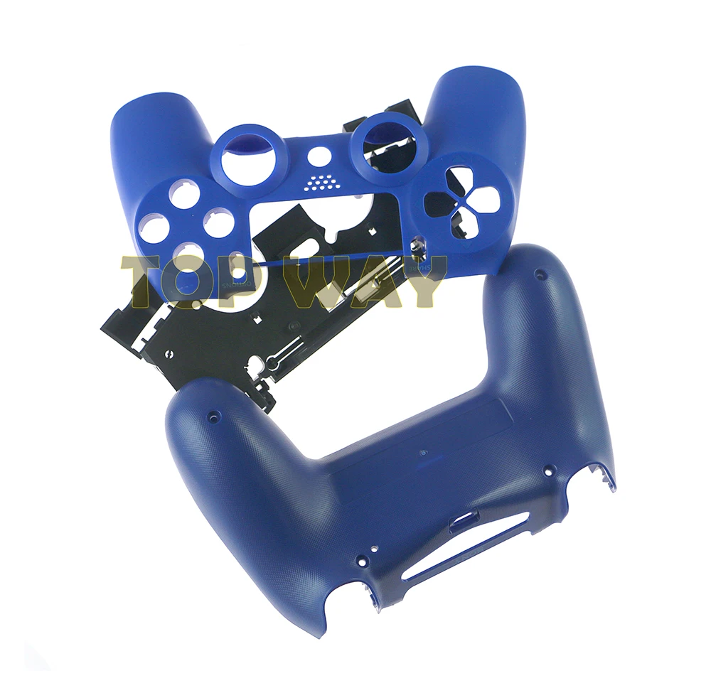 10 juegos de carcasa frontal trasera con marco para PS4 Pro 4,0 controlador inalámbrico Pro JDS040 040