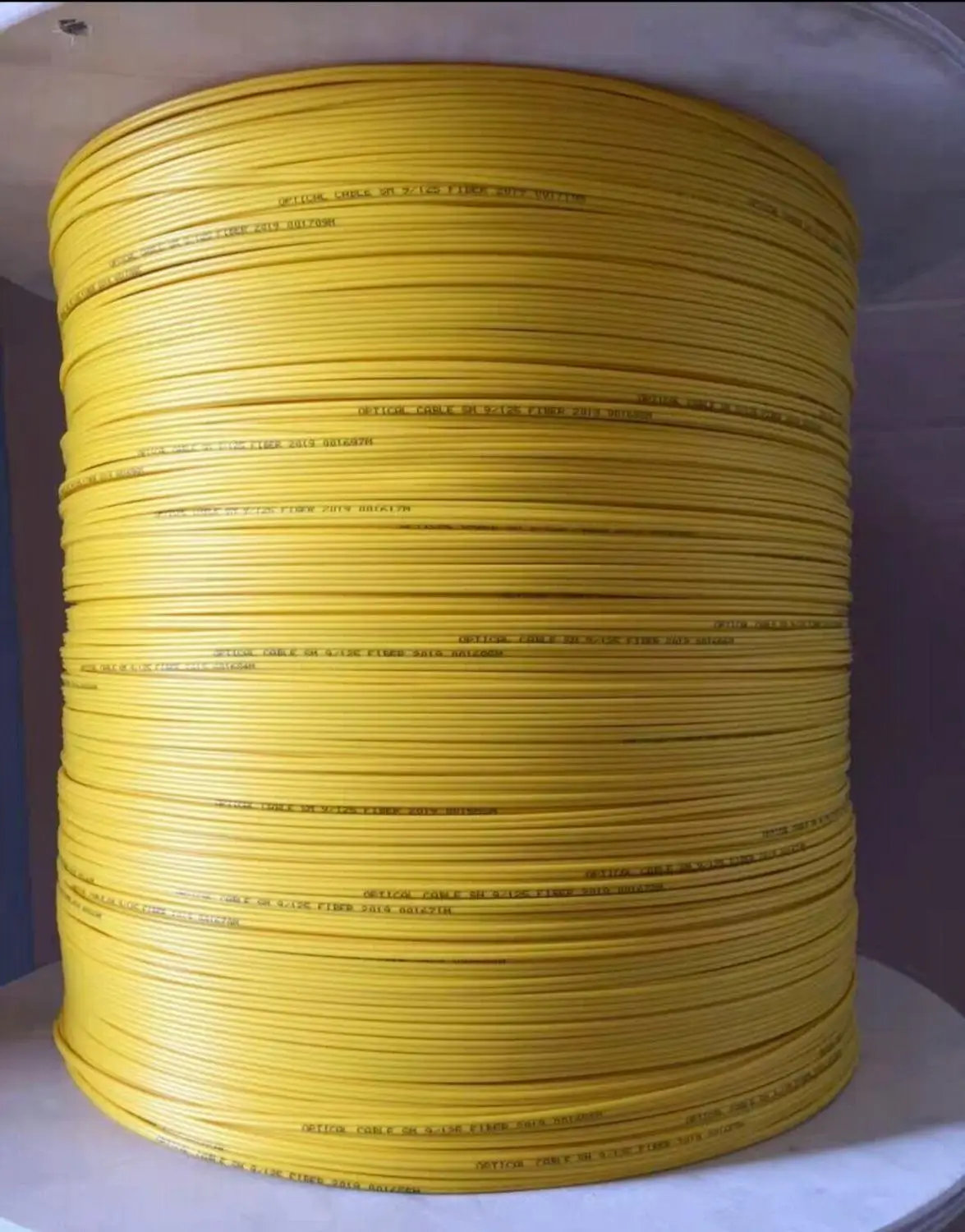 Cable de fibra óptica dúplex SM 9/125um 2,0mm amarillo G652D dúplex interior para cable de conexión de fibra 1 km/rollo cable ftth 1 km/rollo ELINK 1000m - imagen 5