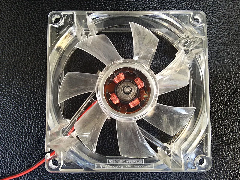 Ventilador de refrigeración Led, dispositivo Multicolor y azul con conector 4D de 3 pines, 80MM, 80x80x25mm, novedad de 8025 - imagen 5