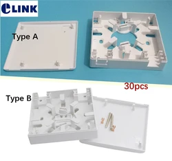 Caja Terminal FTTH ABS Puertos – Montaje Pared Blanco Interior