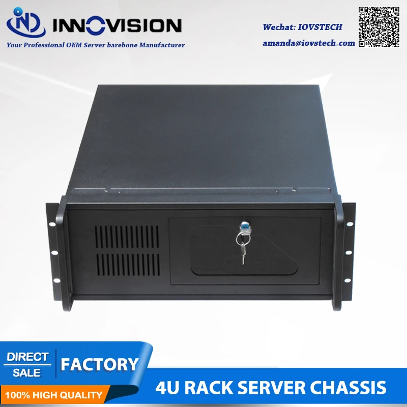 Computadora industrial RC530 4Urack montaje chasis/caja de servidor 4U para control industrial, etc. - imagen 2