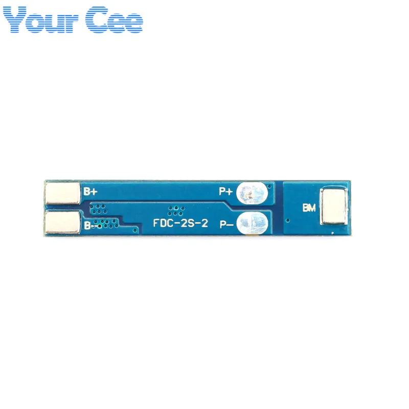 20 piezas/1 unidad 2S 3A Li-ion 7,4 v 8,4 V 18650 Placa de protección del cargador de batería de litio BMS PCM PCB para paquete de baterías Lipo - imagen 5