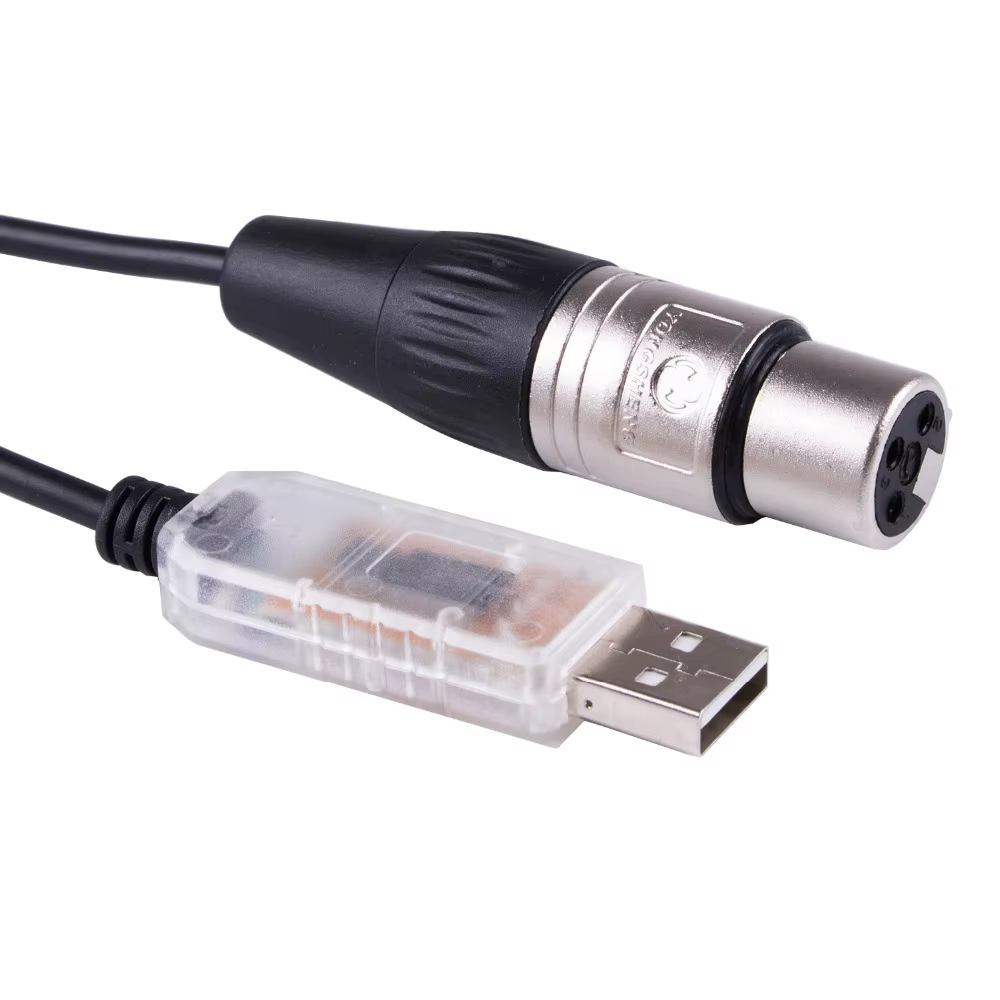 Adaptador USB DMX512 Art-Net – Controlador Luces LED Escenario - imagen 2