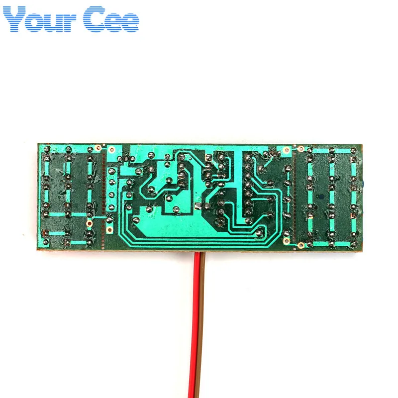 NE555 + CD4017 Kit de luces intermitentes de doble Color rojo y azul, práctica estroboscópica, aprendizaje, diseño de Suite electrónica DIY - imagen 4