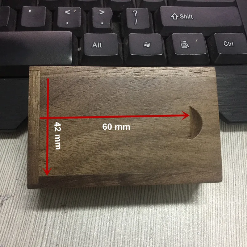 Nuevo logotipo personalizado de madera de nogal, interfaz USB 3,0, memoria Flash drive, fotos, imágenes, palabras - imagen 2