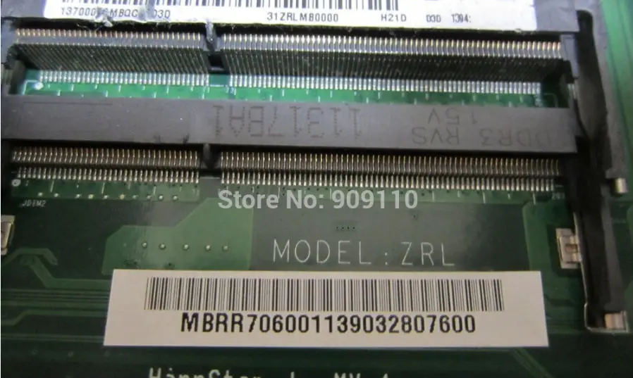 Yourui MBRR706001 MB.RR706.001 para la placa base del ordenador portátil Acer aspire 5349 5749 DA0ZRLMB6D0 HM65 GMA HD3000 DDR3 Mainbaord prueba completa - imagen 3