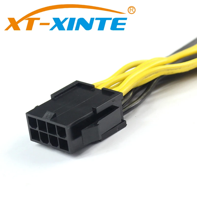 Cable divisor de 25cm para minería, 8 pines de CPU a doble 8 pines (6 pines + 2 pines), para tarjeta gráfica de vídeo, PCI-E - imagen 5