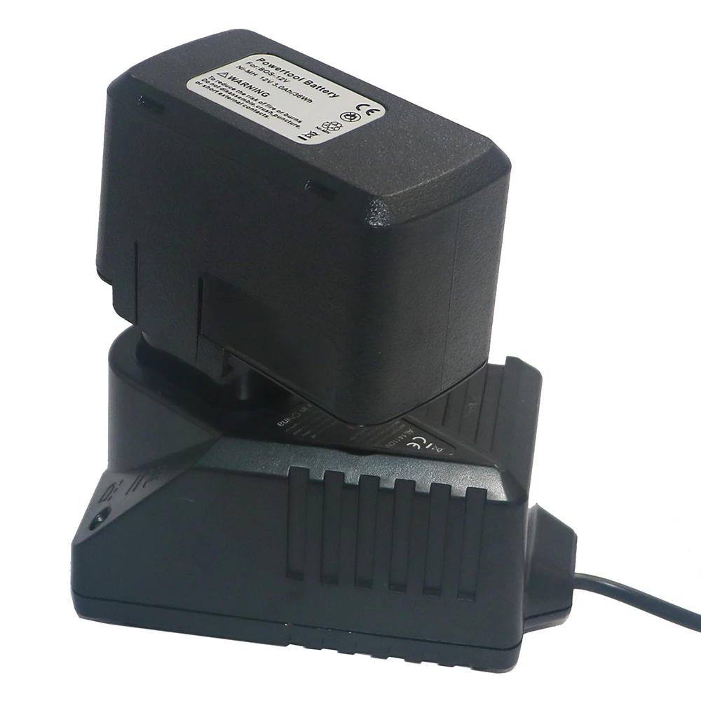 Batería recargable de herramientas eléctricas de 12V con cargador AL1411DV de repuesto para taladro eléctrico Bosch BAT011 2 607 335 GSB12VE-2 - imagen 2