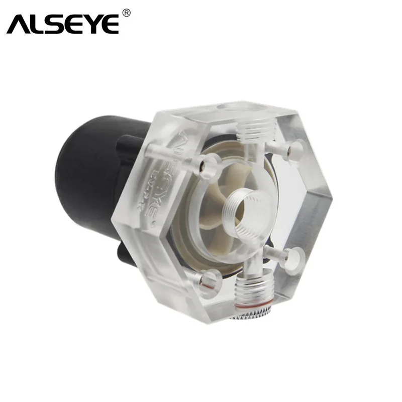 ALSEYE-bomba de refrigeración por agua HQ, Enfriador de agua de 6M, CC de 12V, rosca G1/4 de 10000RPM para CPU y GPU de juego