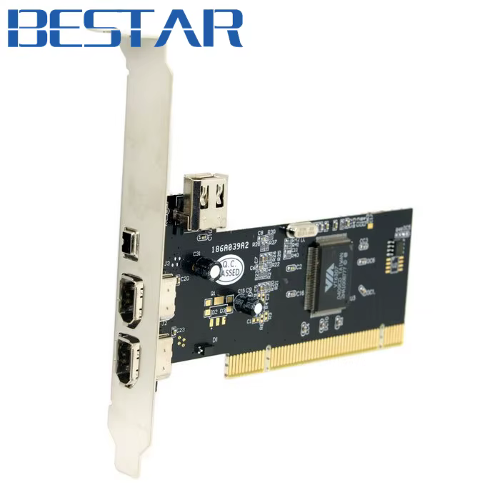 Tarjeta FireWire PCI Express 3 Puertos 6 y 4 Pines Compatible Windows 7/8 - imagen 2