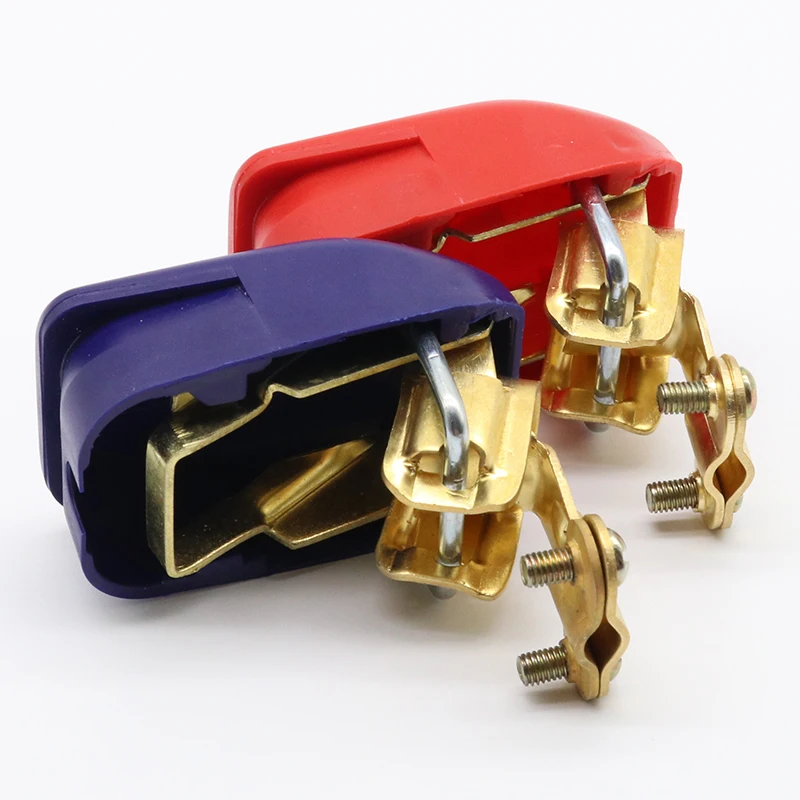 Interruptor de batería Universal de 12/24V, conectores de terminales de batería Scap de liberación rápida, abrazaderas para barco/camión/coche/furgoneta, 2 piezas - imagen 5