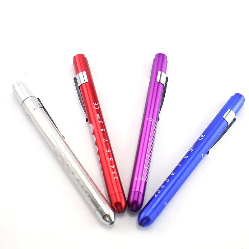 Linterna LED de 4 colores, minilinterna de emergencia de bolsillo para médico, enfermera, primeros auxilios, luz amarilla y blanca - imagen 2