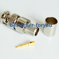 Conector BNC Macho Q9 Coaxial RG8 RG213 LMR400 RG214
