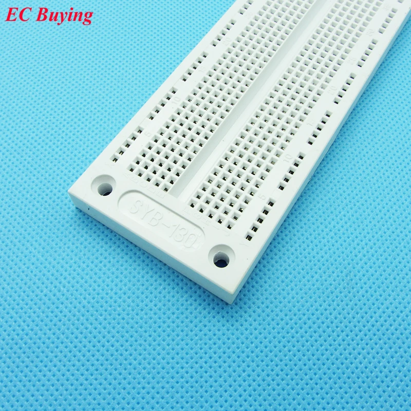 Prototipo sin soldadura Prueba experimental DIY Placa de pruebas SYB-130 760 puntos de amarre 178 x 86 x 8,5 mm - imagen 2