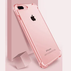 Funda Transparente TPU Antigolpes para iPhone X/XS/XR/8/7/6/SE