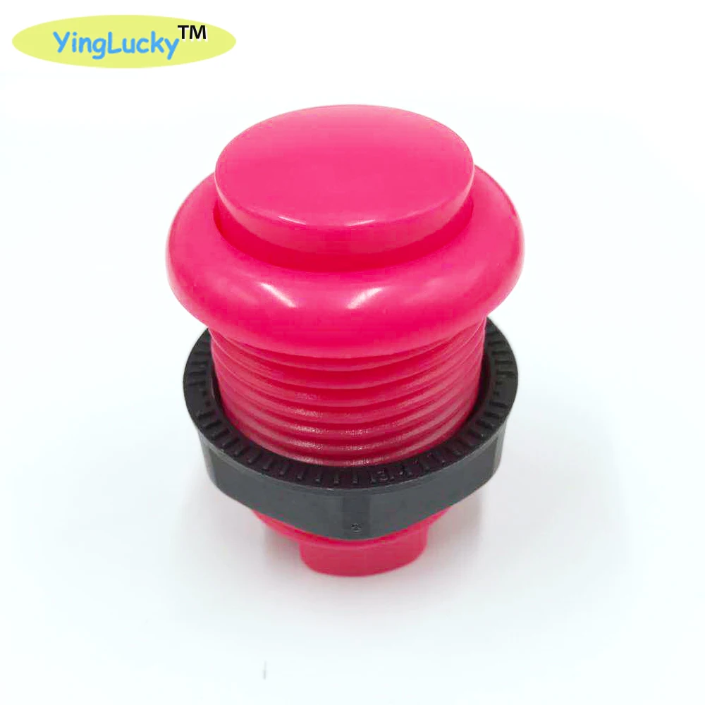 50 Uds. Botones Arcade 28mm 24mm tuerca Arcade botón reproductor botones de inicio accesorios de juego máquina Arcade botones máquina de garra - imagen 4