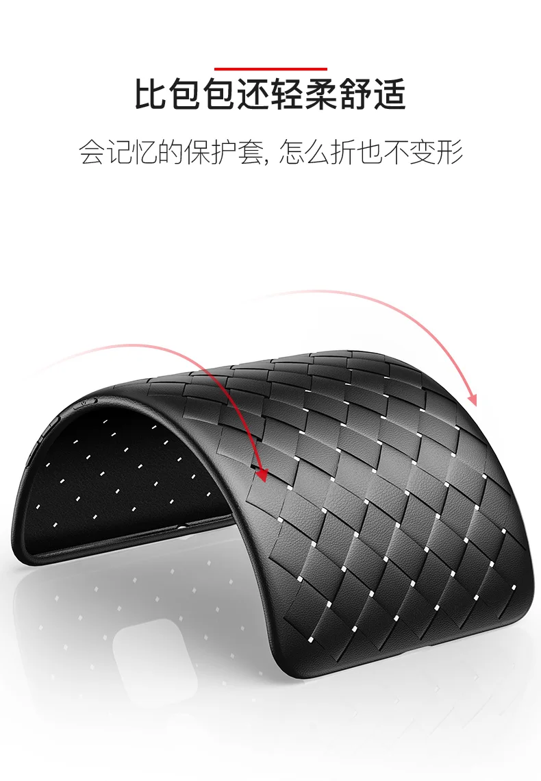 Para Xiaomi Mi 9T Pro funda de lujo BV tejido de rejilla funda protectora trasera delgada para xiaomi mi 9t mi9t carcasa de teléfono de cubierta completa - imagen 3