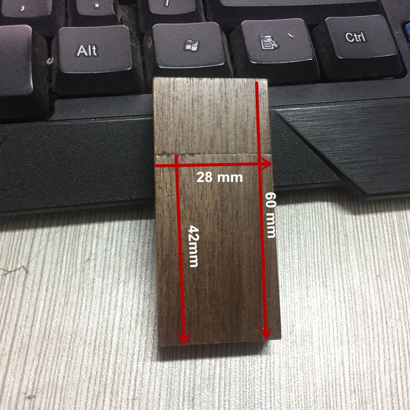 Nuevo logotipo personalizado de madera de nogal, interfaz USB 3,0, memoria Flash drive, fotos, imágenes, palabras - imagen 3