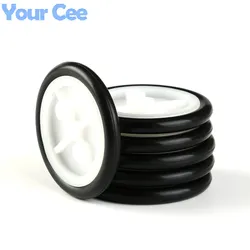 Rueda de goma para coche robot de juguete con chasis pequeño