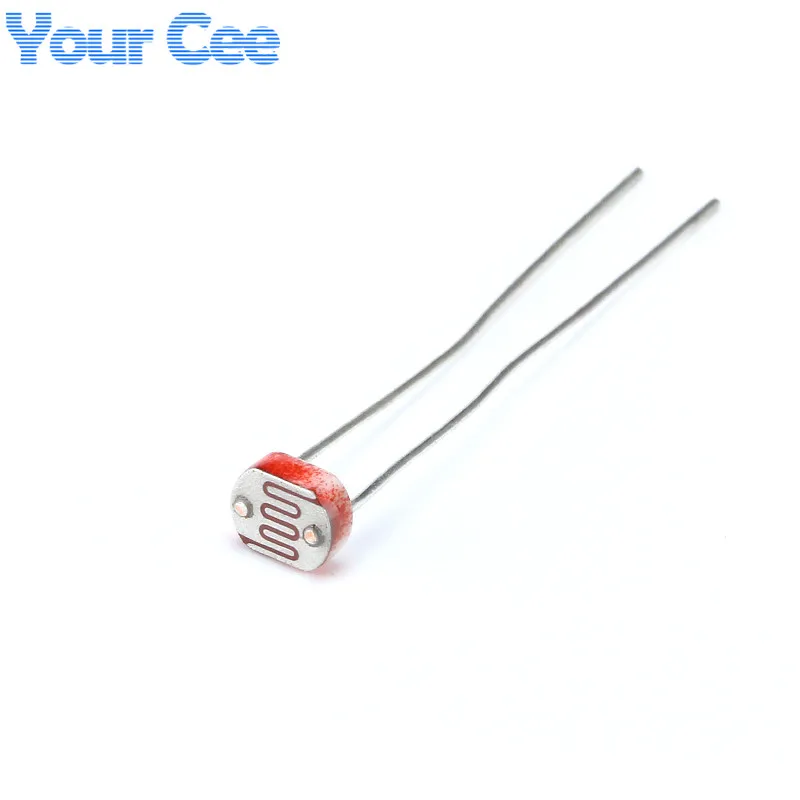 Resistencia sensible a la luz 100 piezas/20 piezas, fotorresistencia fotoeléctrica de 5mm, elemento de interruptor, Detector de fotos, LDR GL5516, 5516 - imagen 4