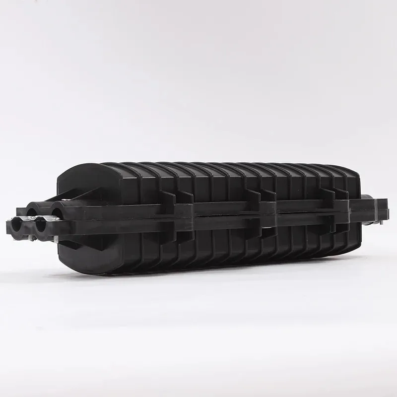 Caja de fibra óptica 12/24/48/72/96/144 núcleos 2 EN 2 salidas 45*17,5*10 cm ABS negro impermeable caja de distribución ftth ELINK - imagen 2