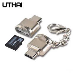 UTHAI C09 Lector Micro SD TF USB-C MacBook Smartphone
