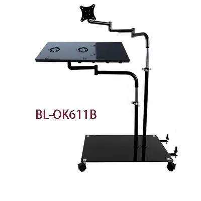 OK611-soporte móvil ajustable para ordenador portátil, montaje para Monitor de ordenador, sofá y teclado, mesa giratoria para portátil - imagen 4