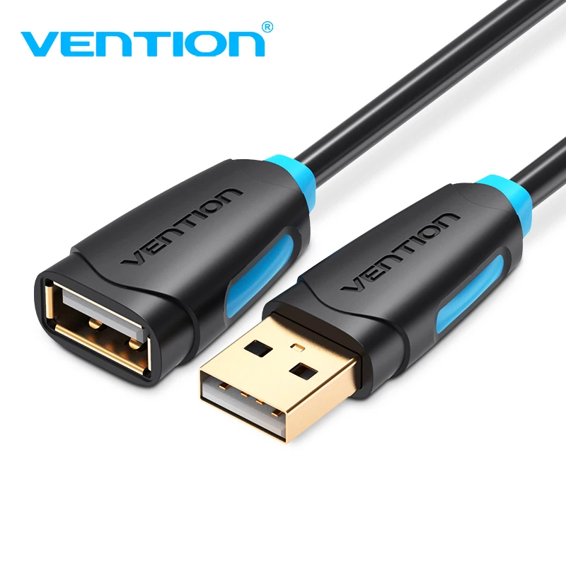 Vention-Cable de extensión USB 2,0, extensor de Cable de datos USB de supervelocidad macho a hembra para PC, teclado, impresora, ratón, Cable de ordenador
