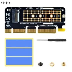 Adaptador NVMe M.2 PCIe para SSD M.2 – Riser PCIe X16/X8/X4 para PC