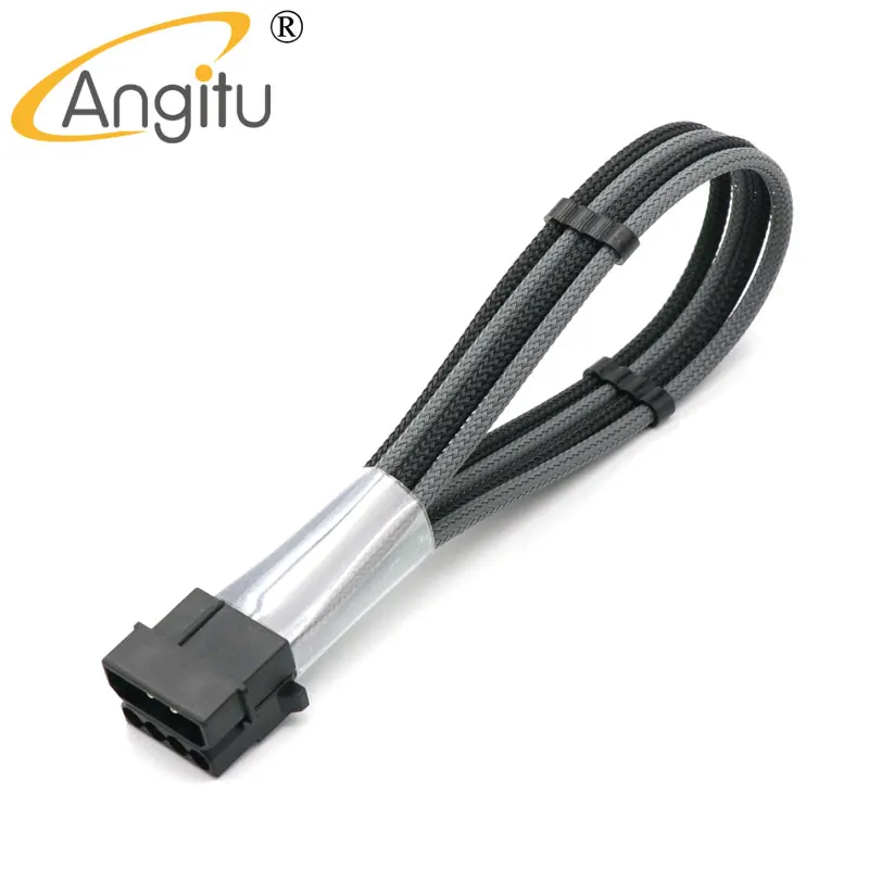 Cable de extensión de alimentación Molex macho a hembra, manga PET, 4mm, 2 uds., peine de Cable - imagen 4