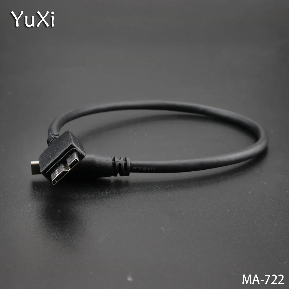 YuXi-cable de datos para disco duro externo, extensor de teléfono y PC, USB 0,3 tipo C a USB 3,1, Micro B, 1M/3,0 M - imagen 5