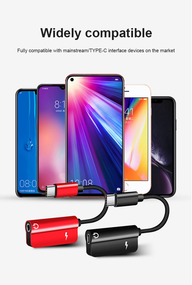 Se muestran tres teléfonos celulares con un cargador enchufado en ellos