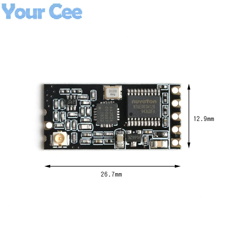 5 uds/1 unidad GT-38 I4438 módulo de puerto serie inalámbrico WIFI 433-458,5 mhz 3,2--5,5 v comunicación Portcomunicación 1200M interfaz UART GT38 - imagen 4