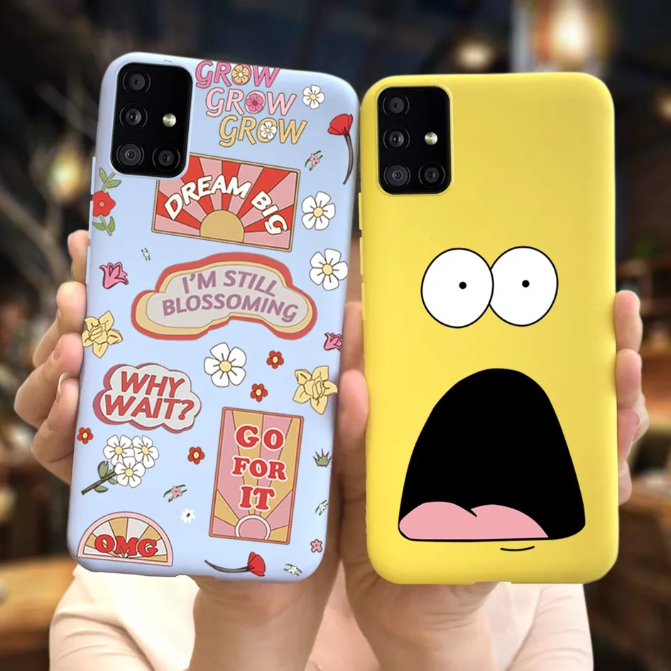 Funda de teléfono para Samsung Galaxy A51, carcasa delgada de TPU, con corazón de amor, para M51, M40, M40S, A 51 SM-A515F - imagen 3