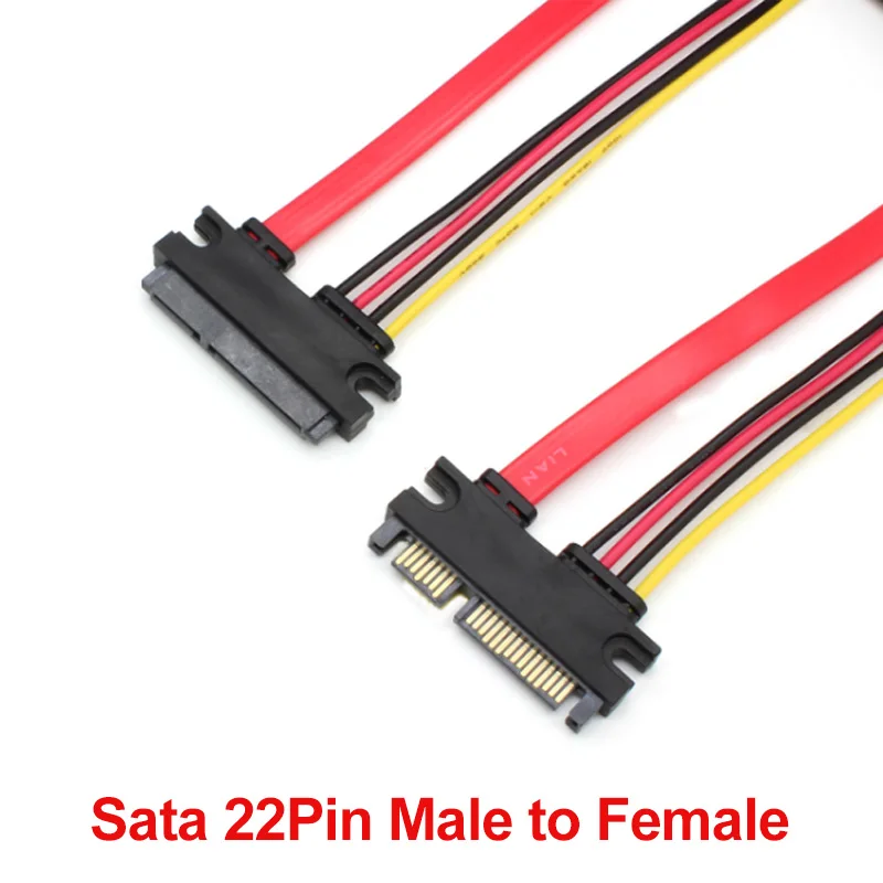 Adaptador SATA HDD cable de datos y alimentación para discos 30/50 cm
