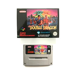 Cartucho de juego Super Double Dragon pal para videojuegos de consola snes pal