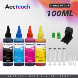 Aecteach Kit Recarga Tinta HP 301/302 XL Compatible DeskJet