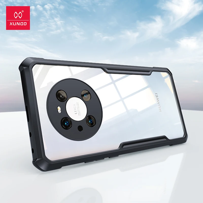 Xundd-funda a prueba de golpes para Huawei Mate40 Pro Plus, carcasa protectora transparente para Huawei Mate 40E 40 Pro + Pro RS