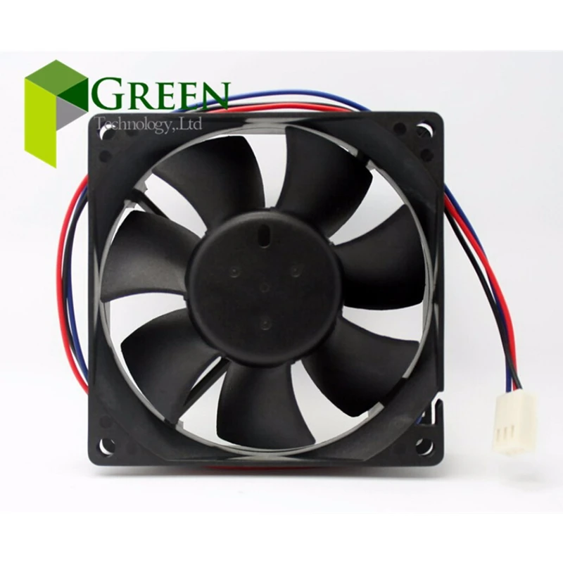 Ventilador de refrigeración de CPU, compatible con Delta AFB0812SH-FOO 8025, 80MM, 12V, 0.51A con 3 pines - imagen 2