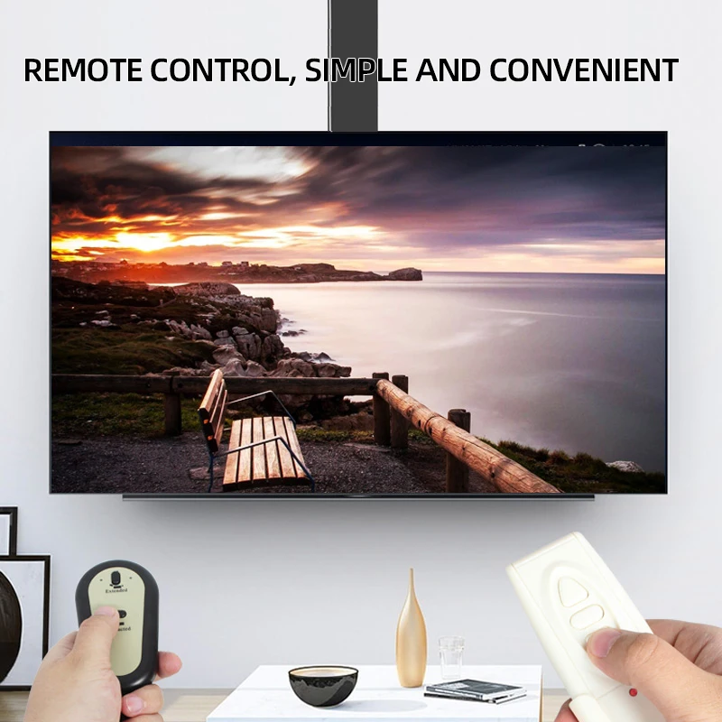 Soporte de elevación eléctrica para TV HILLPORT para pared de TV aplicable a soporte Vertical motorizado de 32 ~ 70 pulgadas altura ajustable DS700 - imagen 4