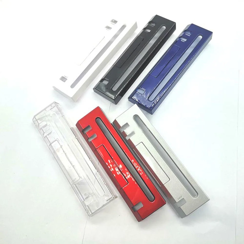 200 Uds placa de cubierta frontal de plástico para consola Wii puerta de carcasa de plástico negro