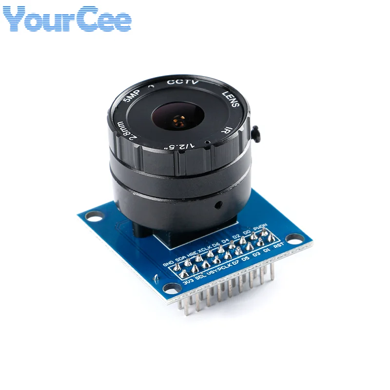 Módulo de cámara OV7670, adaptador Universal Macro ajustable de 3,3 V, Sensor de imagen SCCB, IIC, I2C, interfaz RwRGB RGB, salida YUV YCbCr - imagen 3