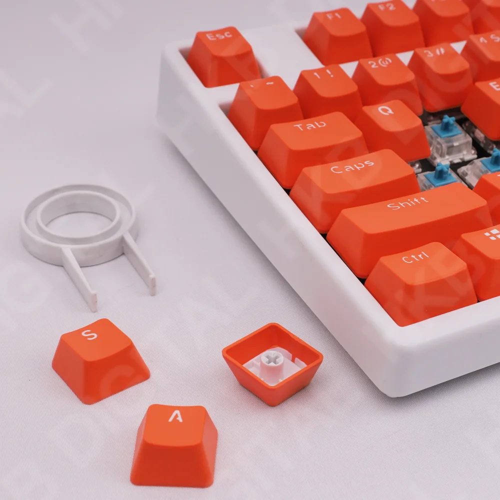 Teclas de teclado mecánico, perfil OEM naranja, altura 104, 61, 87, 104, Anne Pro 2, GK61, SK61 - imagen 3