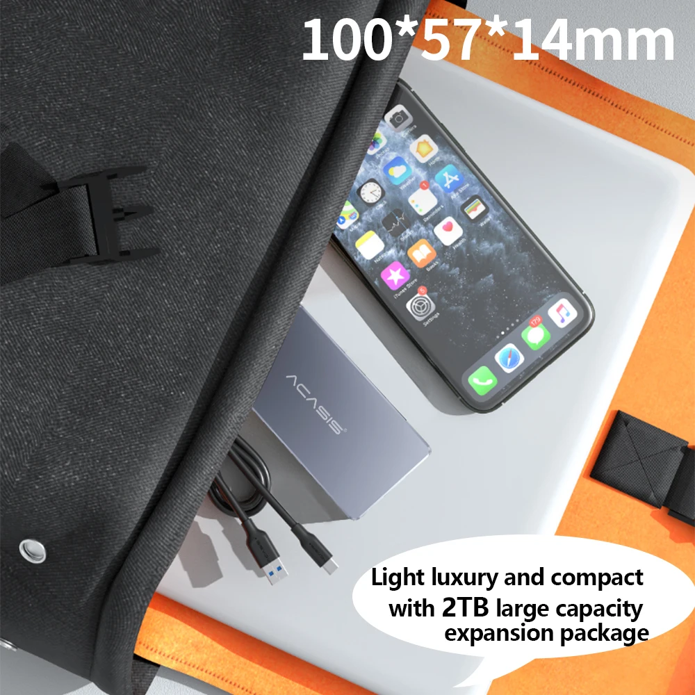 Acasis-carcasa Nvme para móvil Thunderbolt 3 USB 4,0, interfaz tipo C, M.2, 40gbps, Compatible con USB 4/3,2/3,1/3,0 - imagen 4