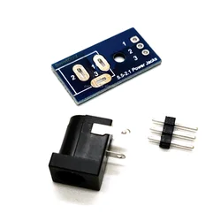 Adaptador DC 5,5mm a 2,1mm para Protoboard