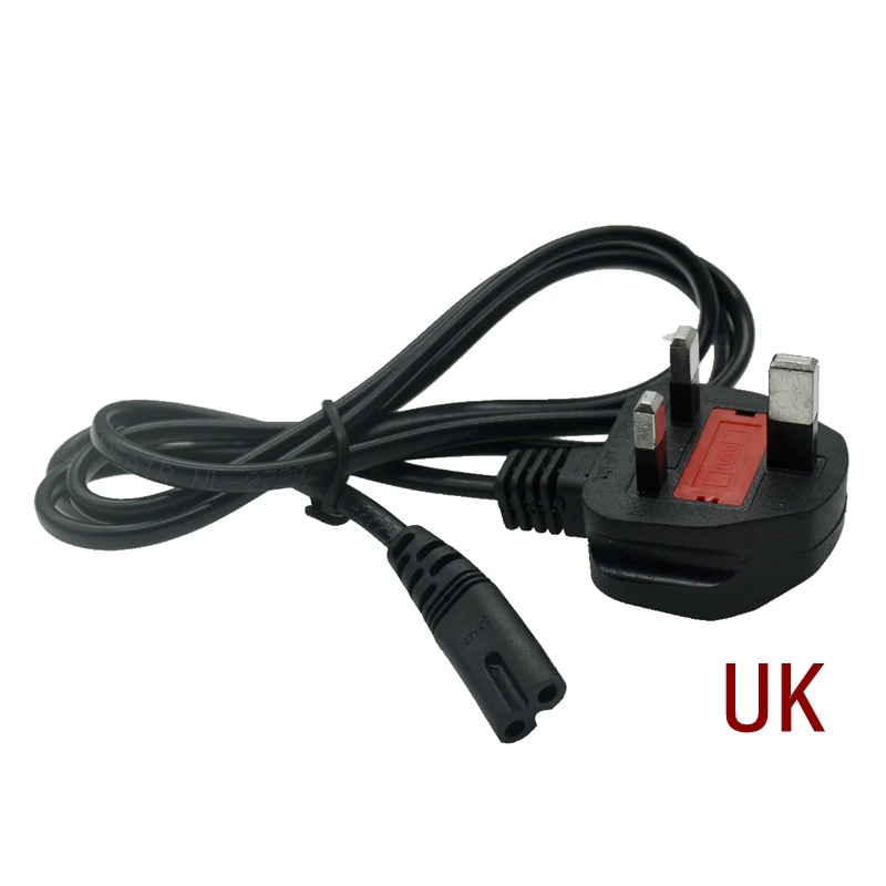 Cable de alimentación de 2 pines para ordenador de escritorio y portátil, accesorio de 2 clavijas AC EU US UK, Console C7, figura de Cable de plomo de alta calidad - imagen 4